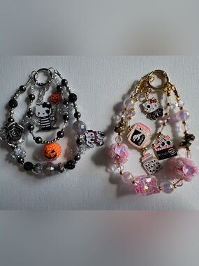 Hello Kitty Beaded Phone Charm.
Halloween.$13 each